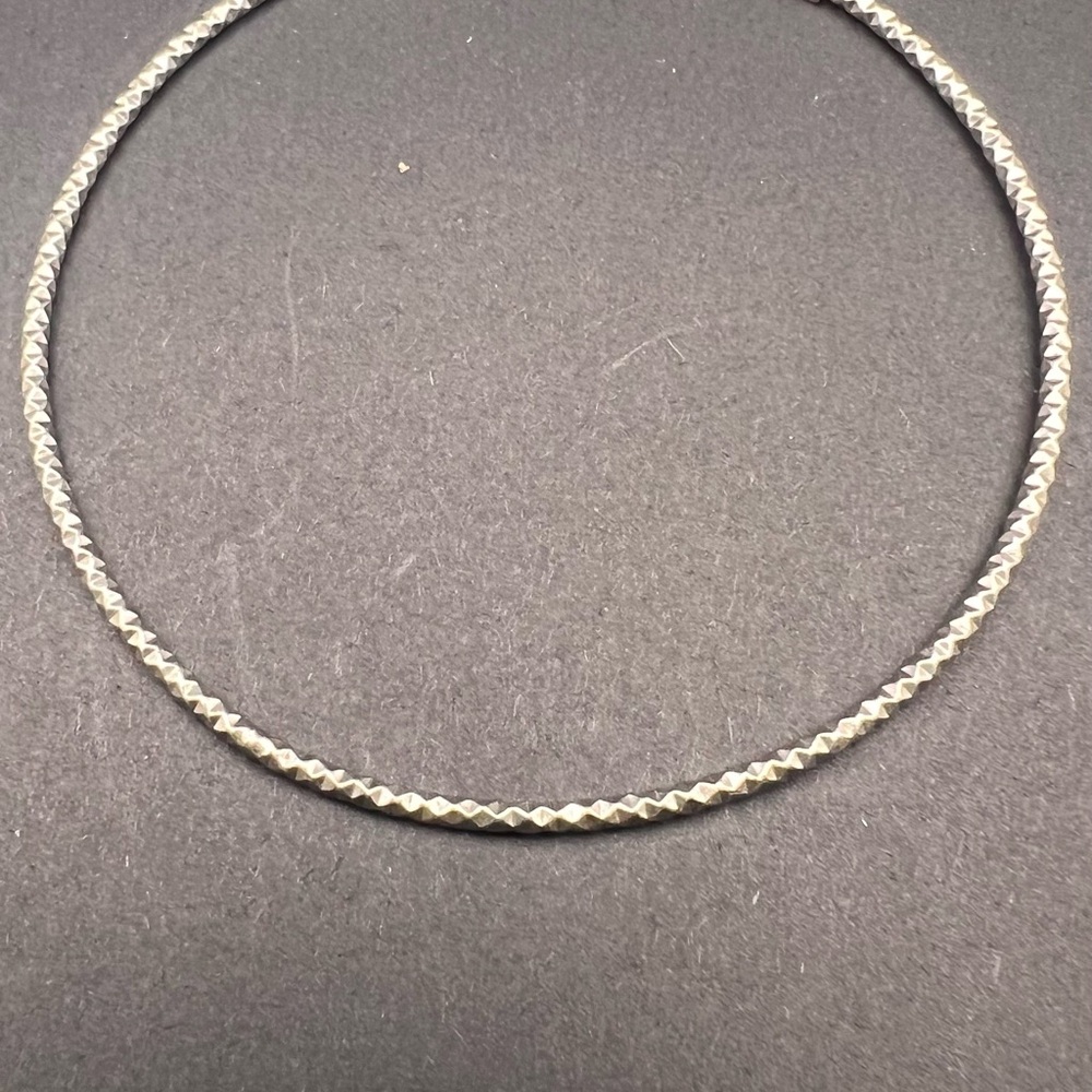 Chic Silver Bangle Bracelet Set - image 3